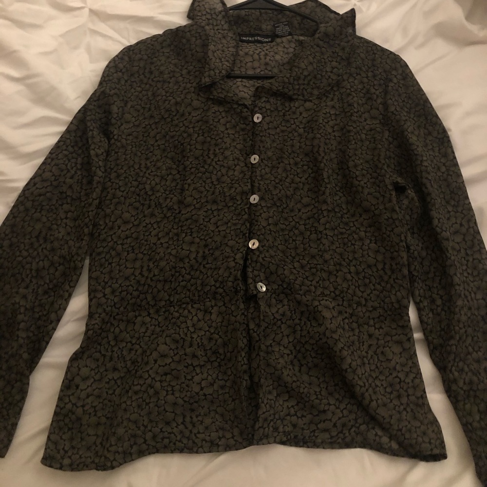 button down blouse